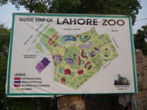 Lahore-zoo-guide-map